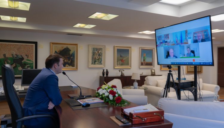 Bujar Osmani video takim me Ministrin e Punëve të Jashtme të Republikës Çeke, Jakub Kulhánek