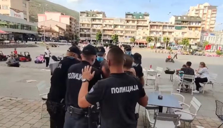 Ja si arrestohet Blerim Ahmedi pas protestës në Tetovë (VIDEO)