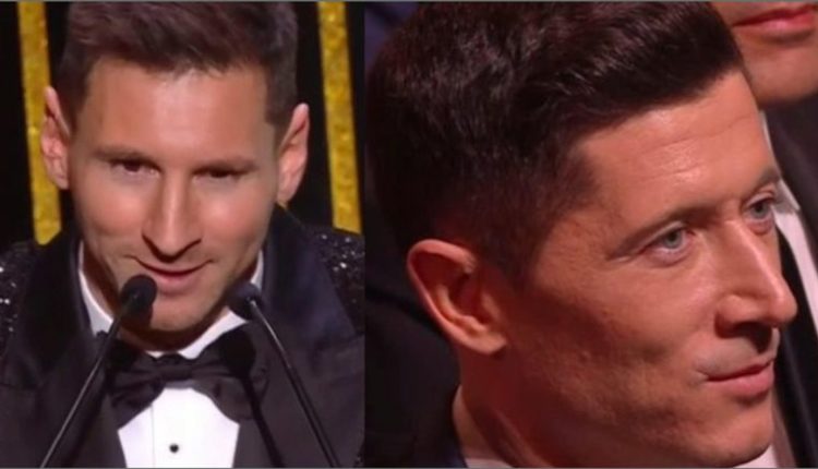 FOTO/ Shprehja e fytyrës së Robert Lewandowskit kur Messi fitoi ‘Topin e Artë’ bëhet virale