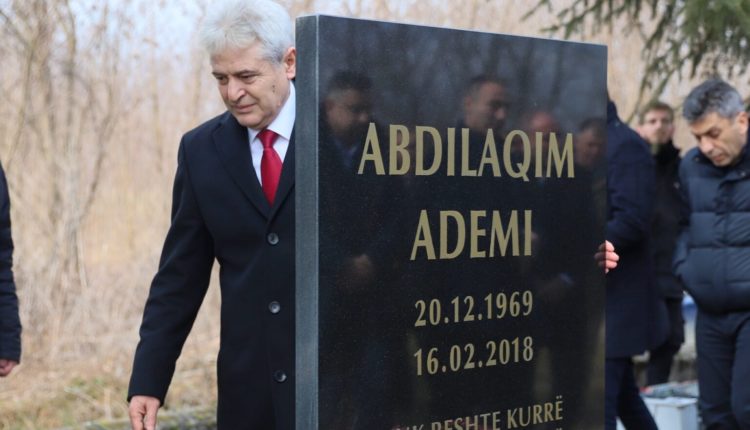 Ahmeti, përkujtoi bashkëpartiakun e tij Abdilaqim Ademi
