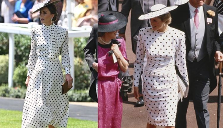 Kate Middleton shfaqet si Princesha Diana në garën e kuajve