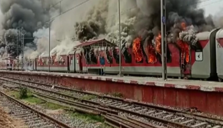 Protestuesit dogjën trenat në Indi