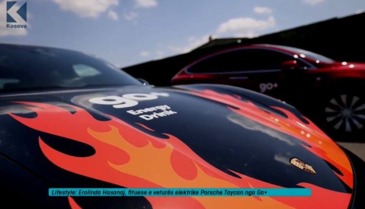 Erolinda Hasanaj, fituese e veturës elektrike Porsche Taycan nga Go+ (VIDEO)