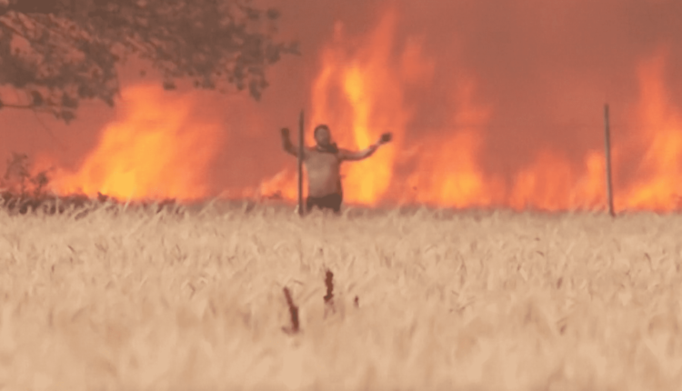 Shikoni momentin dramatik kur një spanjoll i shpëton zjarrit (VIDEO)