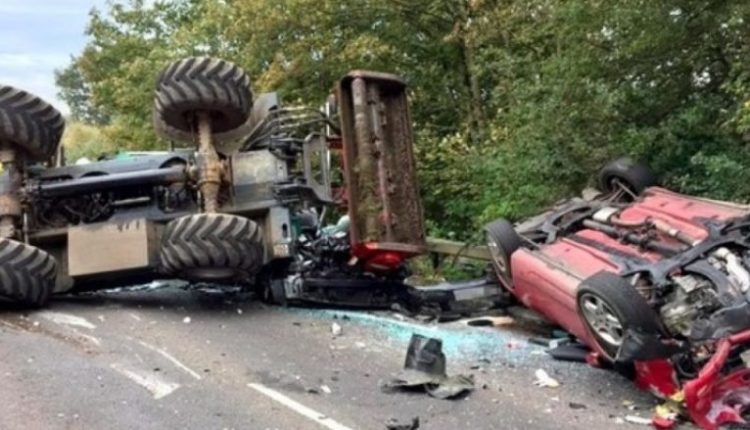 Humb jetën shoferi i traktorit pas aksidentit me një veturë
