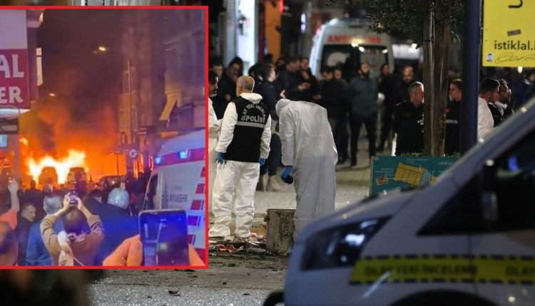 Tri vetura shpërthejnë në Stamboll (VIDEO)