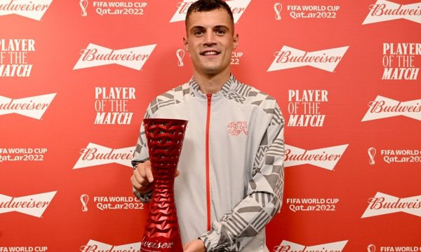 Granit Xhaka shpallet lojtari i ndeshjes në fitoren ndaj Serbisë