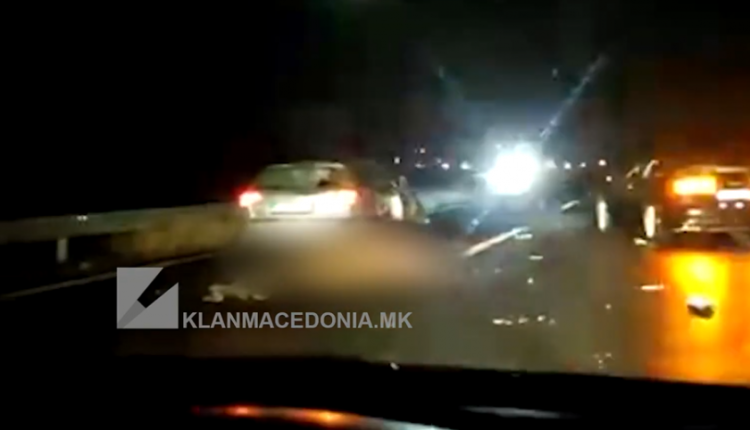 Aksident në autostradën Shkup – Kumanovë, vetura përplas dy lopë (VIDEO)