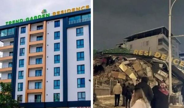 Ndërtesa e ngritur 3 vite më parë u palos si letra nga tërmeti apokaliptik në Turqi (VIDEO)