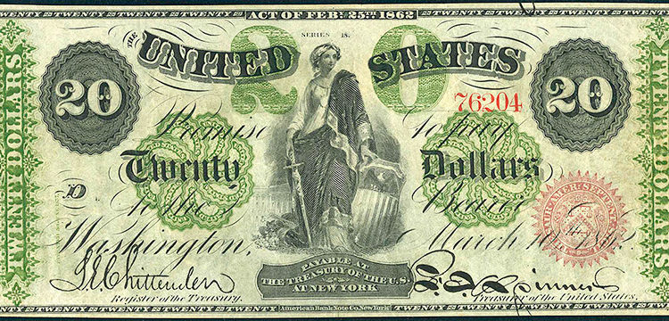 161 vite nga dollari i parë, në 1862 u prezantua “letra e gjelbër”