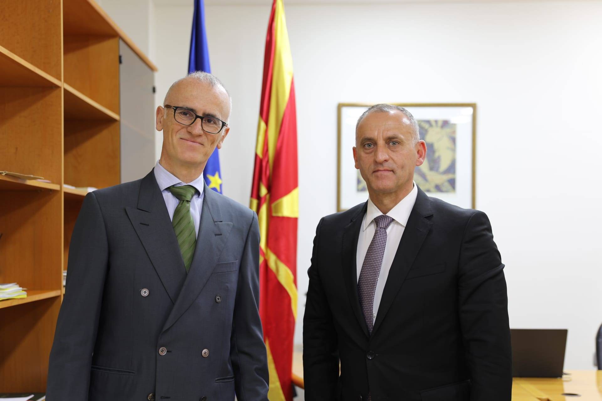 Takim i Ministrit Mexhiti me ambasadorin e  Italisë, Silvestri