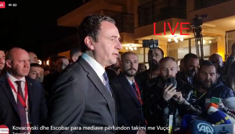 Flet Albin Kurti nga Ohri (LIVE_VIDEO)