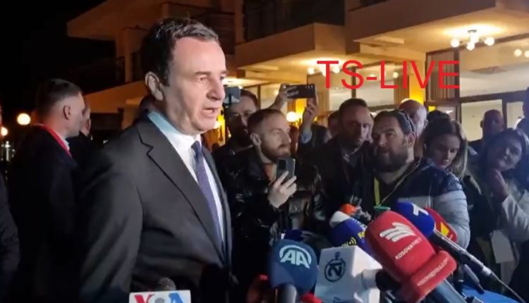 Kurti: Vuçiç po i ik nënshkrimit të marrëveshjes (VIDEO-LIVE)