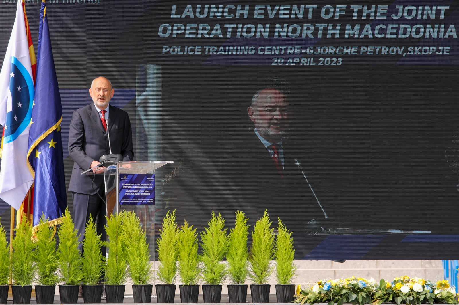 Kovaçevski: FRONTEKS-i mbron kufijtë tanë, sigurinë, gjuhën dhe identitetin tonë maqedonas, e vetmja rrugë e qëndrueshme për ne është Bashkimi Evropian