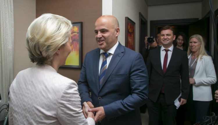 Kovacevski-Fon der Lajen: Mbështetje e fuqishme e mëtejshme nga Komisioni Evropian për anëtarësimin e Maqedonisë së Veriut në BE