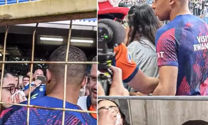 Mbape me dhuratë speciale tifozës, të cilën e goditi në fytyrë (VIDEO)