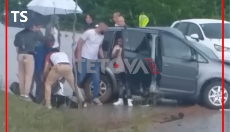 Aksident në rrugën Kërçovë-Strugë, jozyrtarisht mësohet se ka një të vdekur, dhe dy të lënduar rëndë (VIDEO)