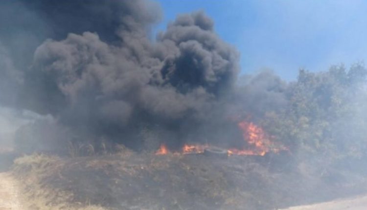 Shpërthen zjarr në Strumicë, po digjen goma të vjetra
