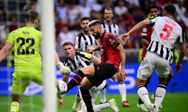 Milani dominon në tërësi, por ndalet me barazim nga Newcastle United