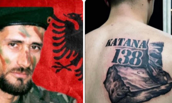 E ka përjetësuar në trup Komandant Katanën! Daku fton në stadium gruan e Agim Ramadanit për ndeshjen Shqipëri-Çeki