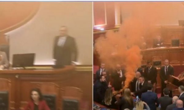 Momenti kur Flamur Noka ndez zjarr në mes të Kuvendit të Shqipërisë