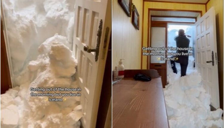 Një islandez ka treguar se si del nga shtëpia kur bie borë e madhe: Video është hit