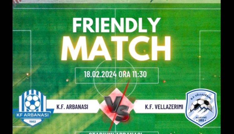 Vëllazërimi nga Sllatina ndeshje kontrolluese kundër skuadrës nga Kosova,K.F.”Arbanasi