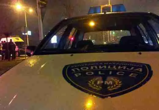 Aksident në Çair të Shkupit  përfshihet edhe një makinë e policisë