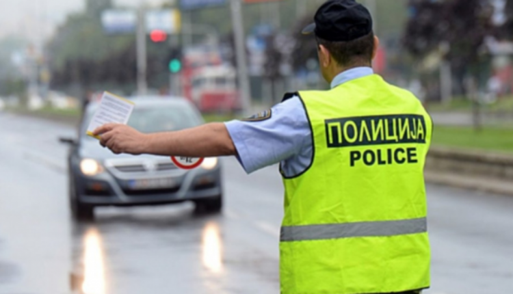 Gjoba për 188 shoferë në Shkup, 17 prej tyre pa patentë shoferi