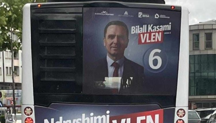 BDI-Tetovë: Bilall Kasami keqpërdor autobusët për reklama