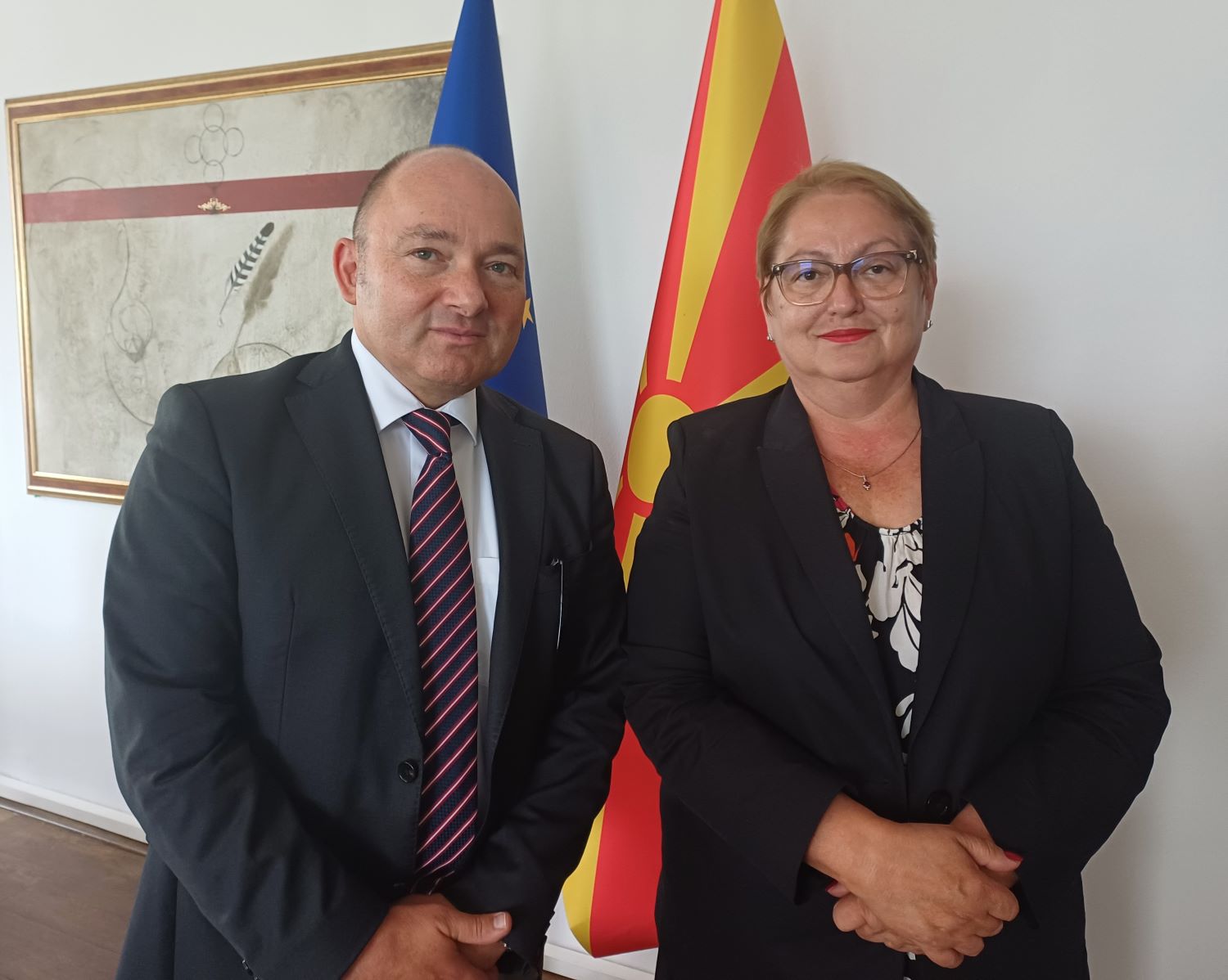 Takimi i ministres Janevska me ambasadorin austriak Pamer