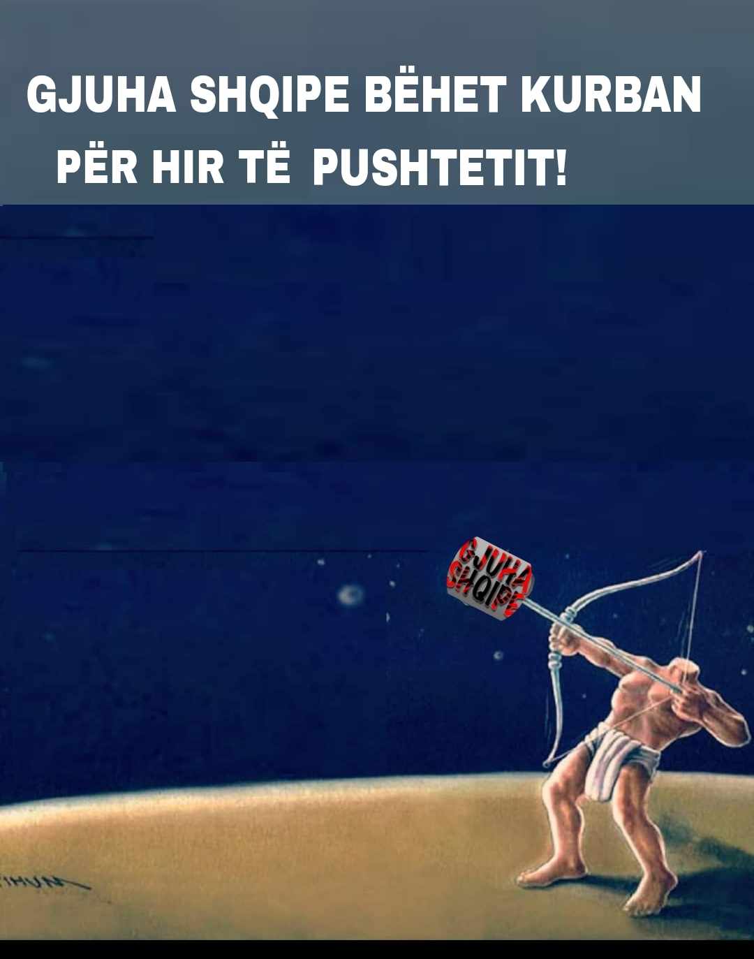 Gjuha shqipe bëhet kurban për hir të pushtetit!