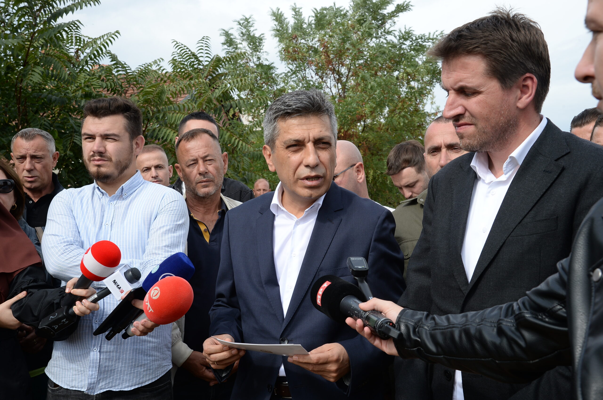 Mexhiti vëzhgoi punimet në ndërtimin e kanalit atmosferik në Haraçinë
