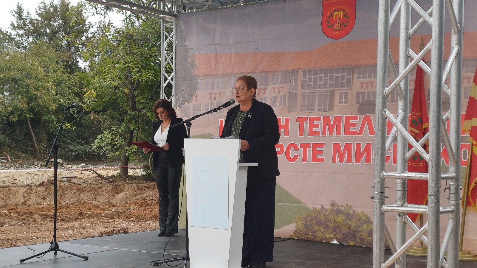 Janevska: Pas gjashtë dekadash po ndërtohet objekt i ri në SHF  “Kërste Misirkov”  në Gazi Babë